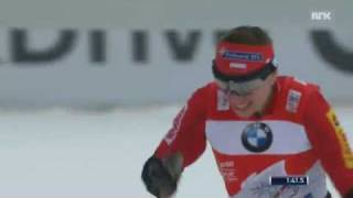 Justyna Kowalczyk wins the sprint easily  Tour de Ski 3rd Stage [upl. by Hoo]