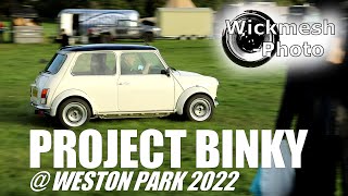 Project Binky Bad Obsession Motorsport turbo mini at Weston Park  driving onto trailer 16102022 [upl. by Elyc284]