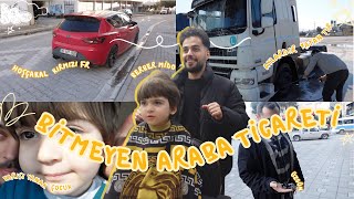 ABİMİN ARABASINI SATTIK 🚗💶  tır yıkama🚛 tıraş macerası 💇 kayıp küpe [upl. by Aissila]