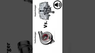 Turbocharger VS Supercharger Sound Battle [upl. by Enywtna]