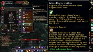 How to Get the Mass Regeneration Rune for Mage  WoW Classic Season of Discovery [upl. by Redman]