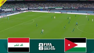 العراق والأردن  تصفيات كأس العالم 2026 آسيا  Watch Along amp eFootball [upl. by Allenrac311]