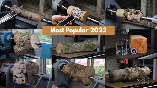 Woodturning  My Most Popular Projects of 2022 [upl. by Hawker]