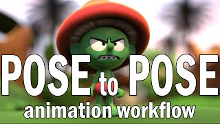 Pose to Pose  Blender Animation Workflow for beginners [upl. by Hopper]