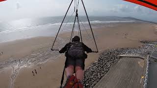 Hang Gliding Aberavon on August Bank holiday [upl. by Kellia929]