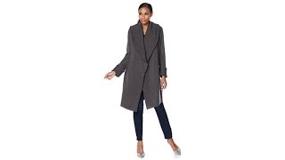 Jamie Gries Collection Wing Collar Car Coat [upl. by Emmer]