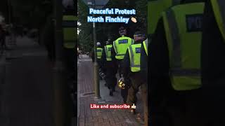 Peaceful Protest North Finchley 👏🏻 peace london england news [upl. by Notle]