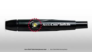 Setting Up and Using the AccuChek Guide Meter with an AccuChek Softclix Lancing Device [upl. by Margetts]