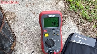 HVAC  Using A Megohmmeter  Amprobe AMB45 [upl. by Menashem]