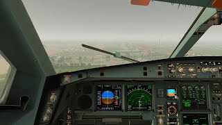 XPlane 12 Amazing Graphics  Landing in London Heathrow  Toliss A340600 [upl. by Amorita880]