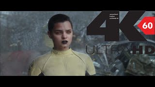 4k60FPS DEADPOOL Angel dust vs Negasonic Teenage Warhead Fight 4K 60FPS HFRUHD ULTRA HD [upl. by Irehj]