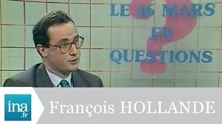 François Hollande candidat aux législatives 1986  Archive INA [upl. by Introk89]