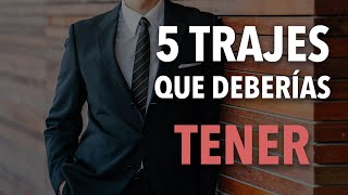 5 TRAJES que todo hombre DEBE tener [upl. by Lupee]