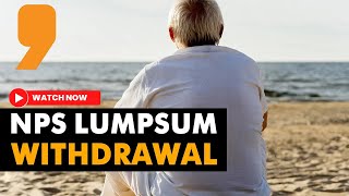 How to withdraw NPS lumpsum  New NPS withdrawal rules  Business News Update  News9 [upl. by Valenza764]