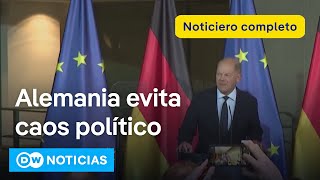 🔴 DW Noticias del 12 de noviembre Elecciones anticipadas en Alemania el 23 de febrero [upl. by Hairu]