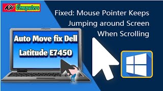 How to Fix Dell Latitude E7450 Mouse Touchpad Issue Moving on its own  Delllatitudee7450 [upl. by Afrikah431]