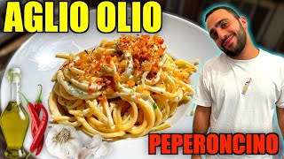 AGLIO OLIO E PEPERONCINO ALLA CHEF RUBEN 🌶️ [upl. by Nnylyahs]