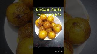 Instant Amla pickle youtube food easy recipe cooking [upl. by Efrem]