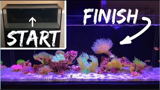 How To Setup A Saltwater Aquarium Step By Step [upl. by Kristal]