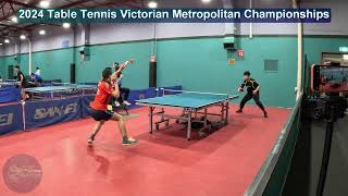 Viet Anh Tran 2055 vs Anthony Silk 1747 🏓 Match 🏓 2024 Table Tennis Vic Metro Champs [upl. by Elbertine]