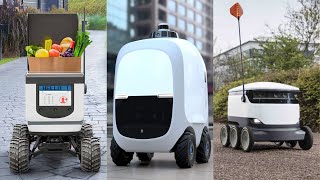 How Robots are being used for grocery delivery [upl. by Drehcir187]