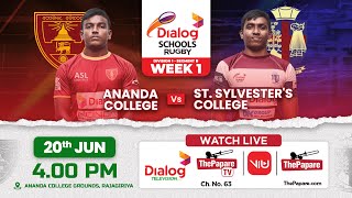 Ananda College vs St Sylvester’s College  Div 1 Segment B Dialog Schools Rugby League 2024 [upl. by Sheehan]