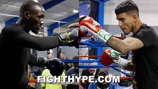 TERENCE CRAWFORD AND JOSE BENAVIDEZ MEDIA DAY HIGHLIGHTS WORKOUTS AND HEATED ENCOUNTER [upl. by Templa]