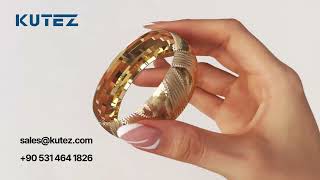 Kutez CNC B40 Bangle Inside Cutting Machine  No More Polishing Loss in Bangle Manufacturing [upl. by Persse]