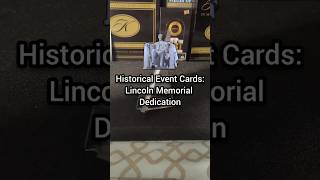 Lincoln Memorial Dedication Card from 2022 Goodwin Champions history facts hobby lincoln rare [upl. by Aihsenod98]