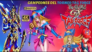 Yugioh GX tag force CHICA MAGA OSCURA ブラック・マジシャン・ガール EN EL TORNEO GX [upl. by Coplin]