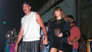 Travis Kelce REVEALS Reunion with Taylor Swifts Family at SoFi Stadium Chiefs vs Chargers [upl. by Atteloiv]