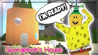 Bloxburg I made Spongebobs Pineapple House [upl. by Trofmoc352]