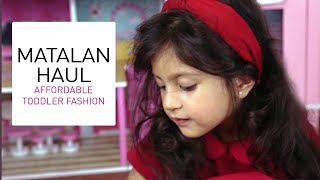 Matalan Toddler Clothes Haul  2020 Collection  Kids Fashion Review presented by Leyana [upl. by Morville]