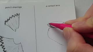 642 Tiny Things to Draw a contact lens part 140 [upl. by Niobe]