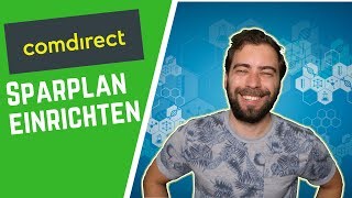 Comdirect Sparplan einrichten schon ab 25€  Tutorial Video [upl. by Ecital]