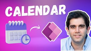 Build CALENDAR Control in POWER APPS in Minutes  Connect to SharePoint List [upl. by Deane]