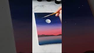 💞Easy lland escape painting💞 [upl. by Ayrad]