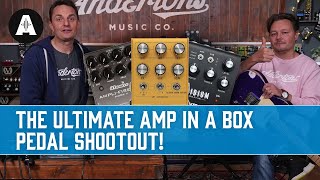 Which Amp is the REAL Guitar Amp  The Ultimate Amp in a Box Pedal Shootout [upl. by Rochelle]