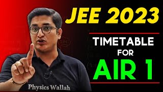 A Perfect Timetable for JEE 2023  How to manage School 😳 ft Sachin Sir [upl. by Aitnwahs]