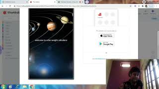 Planetary weight calculator Thunkable [upl. by Karylin290]