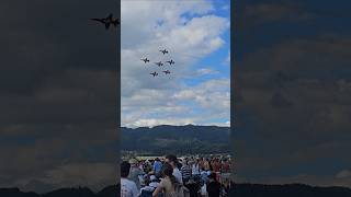 Patrouille Suisse in Action 30 🇨🇭🤯💥 shorts patrouillesuisse airpower airshow epic stunts [upl. by Nada953]