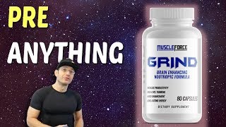 Best Nootropic Contender  MuscleForce GRIND Review [upl. by Ober]