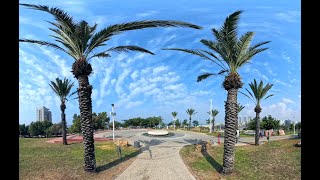 ASHDOD PARK YAM 7th OF OCTOBER MEMORIAL 360° I VR I 4K [upl. by Doss]