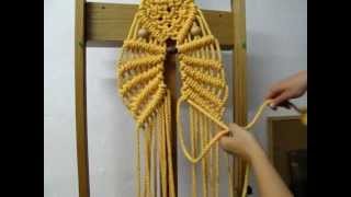 Tutorial para hacer búho de macramé PARTE 2 [upl. by Finley]