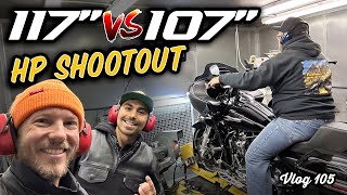 Harley Bagger Horsepower Shootout Battle of the Baggers EP1  Vlog 105 [upl. by Nica884]