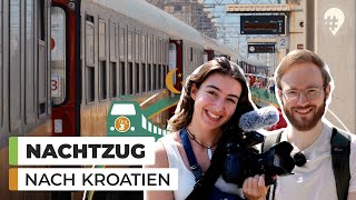 Im Nachtzug von Prag nach Rijeka in Kroatien  hinREISEND [upl. by Kcirdla]