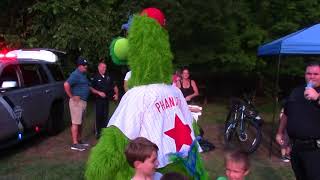 Phillie Phanatic at Neeta School [upl. by Adriel]