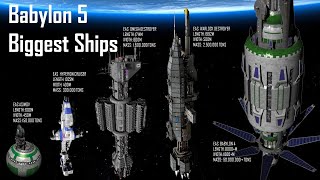 Biggest Spaceships of Babylon 5  Earth amp Interstellar Alliance [upl. by Kenway]