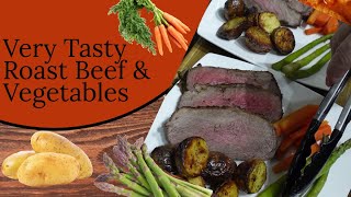 Roast Beef Joint amp Vegetables  easyrecipes beef vegetables [upl. by Lowney]