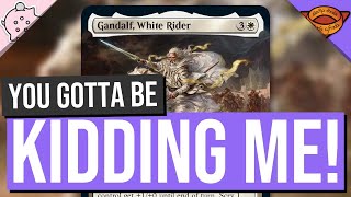 You Gotta Be Kidding Me  Gandalf White Rider  Lord of the Rings Tales of Middle Earth Spoiler MTG [upl. by Enohpets]